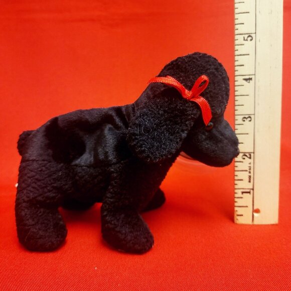 Ty Beanie Babies Gigi The Poodle 1998 Animal Plush Stuffed Toy - Picture 10 of 11